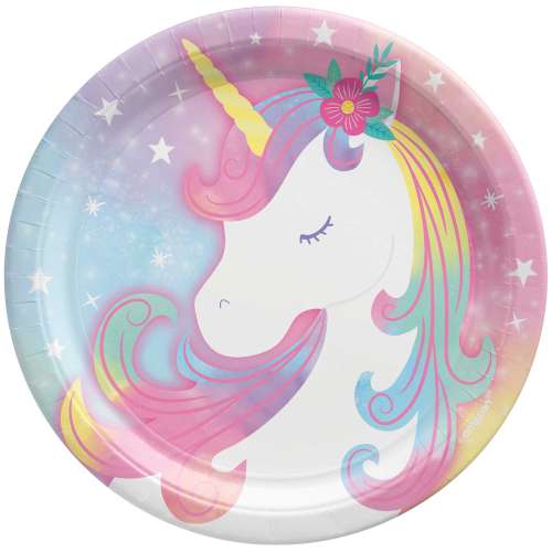 Enchanted Unicorn Lunch Plates - Click Image to Close